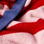 Line Cotton Bath Towel (Red)