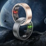 Space Aluminum Smart Ring // Black (7)