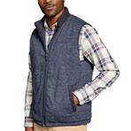 Reversible Quilt Vest // Navy (S)