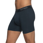 4 Pack Micro Touch / Rayon Stretch Boxer Brief // Set Sail + Dark Saphire (S)
