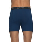 4 Pack Micro Touch / Rayon Stretch Boxer Brief // Set Sail + Dark Saphire (S)