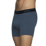4 Pack Cotton Stretch Boxer Brief // Dark Denim + Dark Saphire (S)