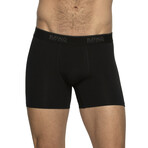 4 Pack Cotton Stretch Boxer Brief // Black + Heather (S)