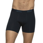4 Pack Cotton Stretch Boxer Brief // Dark Denim + Dark Saphire (S)