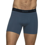 4 Pack Cotton Stretch Boxer Brief // Dark Denim + Dark Saphire (S)