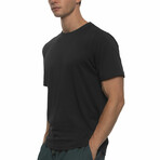 4 Pack Premium Cotton Crewneck T-Shirts // White + Black + Heather (S)