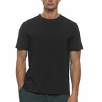 4 Pack Premium Cotton Crewneck T-Shirts // White + Black + Heather (S)