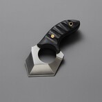 The Black Draco // Spear Point // Black Micarta