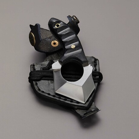 The Black Draco // Spear Point // Black Micarta