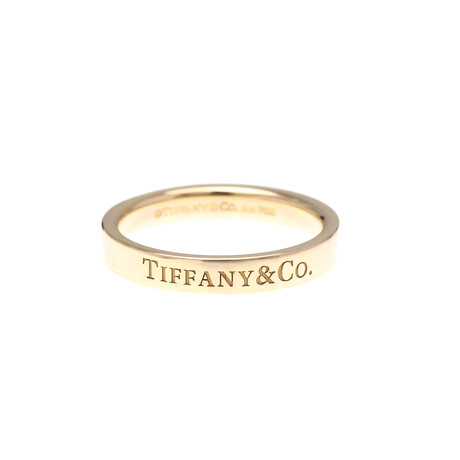 Tiffany & Co. // 18k Rose Gold Flat Ring // Ring Size: 5.5 // Store Display