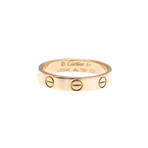 Cartier // 18k Rose Gold Mini Love Ring // Ring Size: 5.75 // Store Display