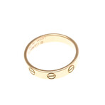 Cartier // 18k Rose Gold Mini Love Ring // Ring Size: 5.75 // Store Display