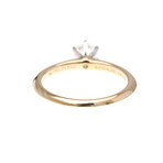 Tiffany & Co. // 18k Rose Gold + Platinum Solitaire Diamond Ring // Ring Size: 6 // Store Display
