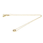 Cartier // 18k Rose Gold D'Amour Diamond Pendant Necklace // 14.56"-16.14" // Store Display