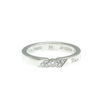 Van Cleef & Arpels // Platinum Toujours Signature Etoiles Diamond Ring // Ring Size: 5.75 // Store Display