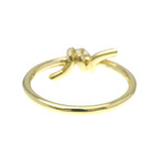 Tiffany & Co. // 18k Yellow Gold Knot Diamond Ring // Ring Size: 7.5 // Store Display