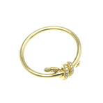 Tiffany & Co. // 18k Yellow Gold Knot Diamond Ring // Ring Size: 7.5 // Store Display