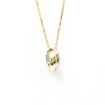 Cartier // 18k Rose Gold + 18k White Gold + 18k Yellow Gold Baby Trinity Pendant Necklace // 15.35"-16.53" // Store Display