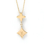 Louis Vuitton // 18k Rose Gold Pandantif Starblossom Diamond + Mother of Pearl Pendant Necklace // 14.96"-16.14" // Store Display