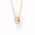 Louis Vuitton // 18k Rose Gold Empreinte Pendant Necklace // 15.74" // Store Display