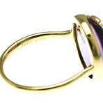 Tiffany & Co. // 18k Yellow Gold Olive Leaf Amethyst Portrait Ring // Ring Size: 6 // Store Display