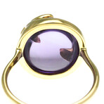 Tiffany & Co. // 18k Yellow Gold Olive Leaf Amethyst Portrait Ring // Ring Size: 6 // Store Display