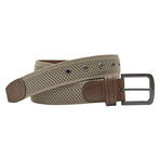 Amherst Engineered Knit Belt // Taupe (32C)
