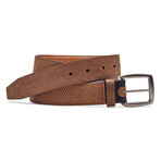 XC4 Perforated Belt // Oiled Tan (32C)