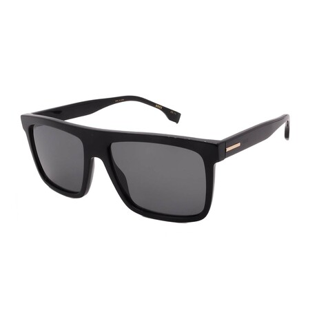 Hugo Boss // Men's // 1440/S-807 Square Sunglasses // Black + Grey