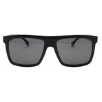 Hugo Boss // Men's // 1440/S-807 Square Sunglasses // Black + Grey
