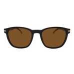 Hugo Boss // Men's // 1505/S-807 Square Sunglasses // Black Brown Gold + Brown