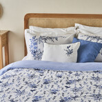 Bleu Blanc Cotton Sateen Duvet Set