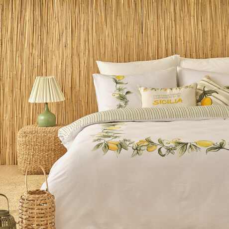 Sicilia Sateen Cotton Duvet Set