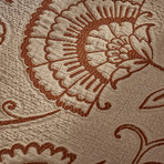 Indian Bloss Cotton Jacquard Coverlet with Shams