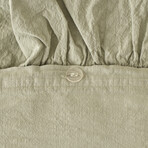 Brenta Cotton Duvet Set (Green)