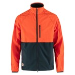 Fjallraven // Men's // HC Hybrid Wind Jacket // Dark Navy + Flame Orange (S)
