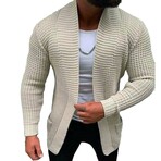 Shawl Collar Knit Cardigan // Apricot (S)