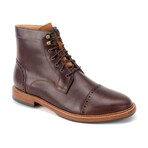Woodlands Brogue Cap Toe Boots // Dark Brown (US: 9.5)