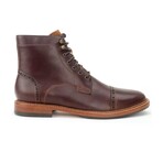 Woodlands Brogue Cap Toe Boots // Dark Brown (US: 9.5)