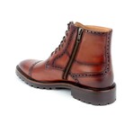 Cade Cap Toe Boots // Chestnut (US: 10.5)