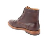 Woodlands Brogue Cap Toe Boots // Dark Brown (US: 9.5)