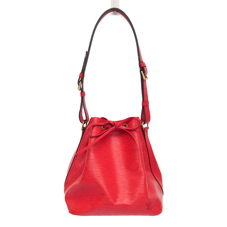 Louis Vuitton // Epi Leather Petit Noe Cinch Bucket Bag // Castilian Red // Pre-Owned