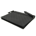 Louis Vuitton // Damier Infini Leather Standing Pouch // Noir // Pre-Owned