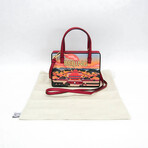 Loewe // Leather Beijing Postal Small Shoulder Bag // Red-Orange + Multi // Pre-Owned