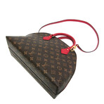 Louis Vuitton // Monogram-Coated Canvas + Leather Alma Bag // Monogram Brown + Rouge // Pre-Owned