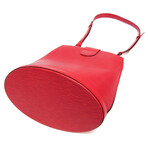 Louis Vuitton // Epi Leather Shoulder Bucket Bag // Castilian Red // Pre-Owned