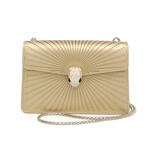 Bulgari // Leather Serpenti Forever Small Bag // Gold // Pre-Owned