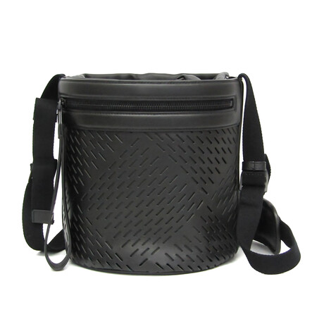 Bottega Veneta // Leather Drawstring Bucket Bag // Black // Pre-Owned