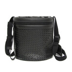 Bottega Veneta // Leather Drawstring Bucket Bag // Black // Pre-Owned
