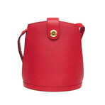 Louis Vuitton // Epi Leather Shoulder Bucket Bag // Castilian Red // Pre-Owned